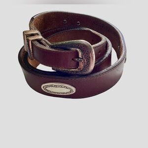 Western Brighton Belt Sz 40 Leather